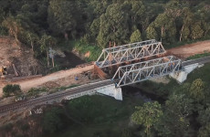 Pembangunan Jembatan Double Track, Sumatera Selatan